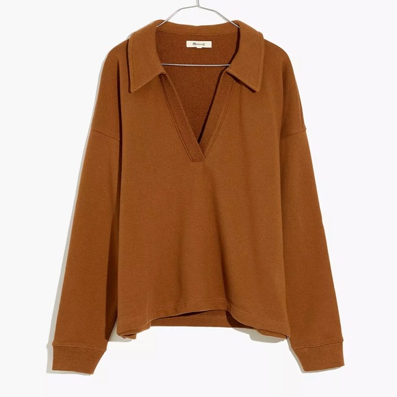 Madewell Tops - Madewell Polo Sweatshirt